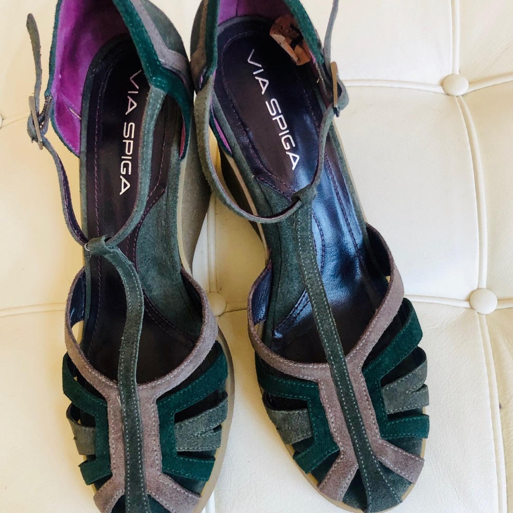VIA SPIGA Wedge Shoes Sandals